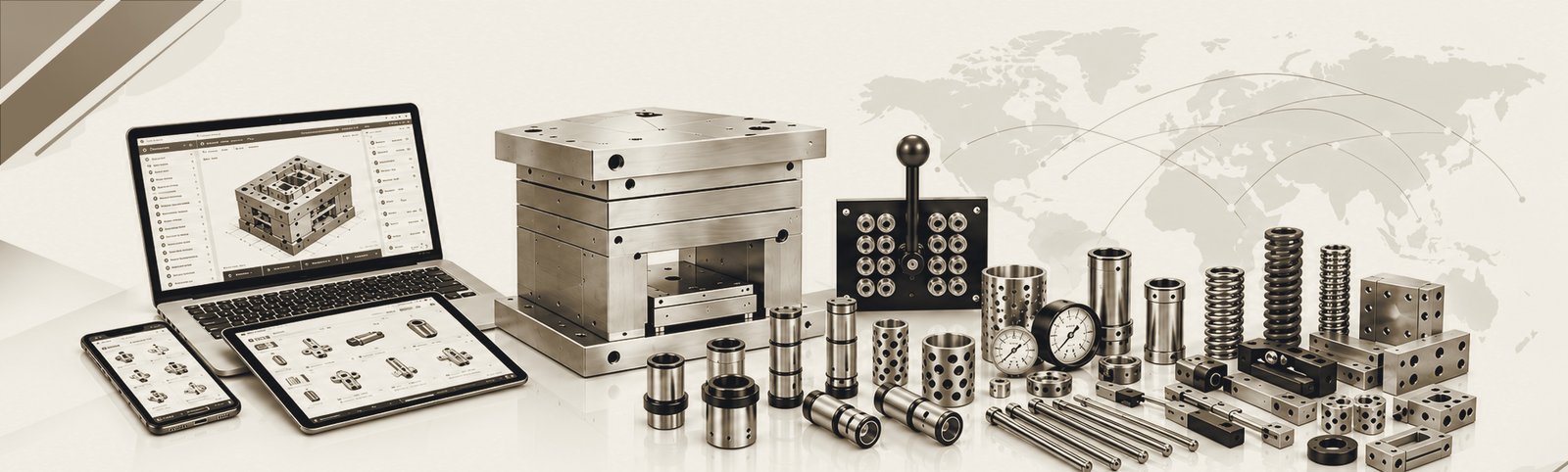Springs and special mould components